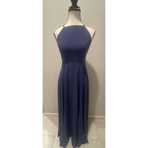 LULUS Mythical Kind of Love Navy Blue Maxi Dress Size Small